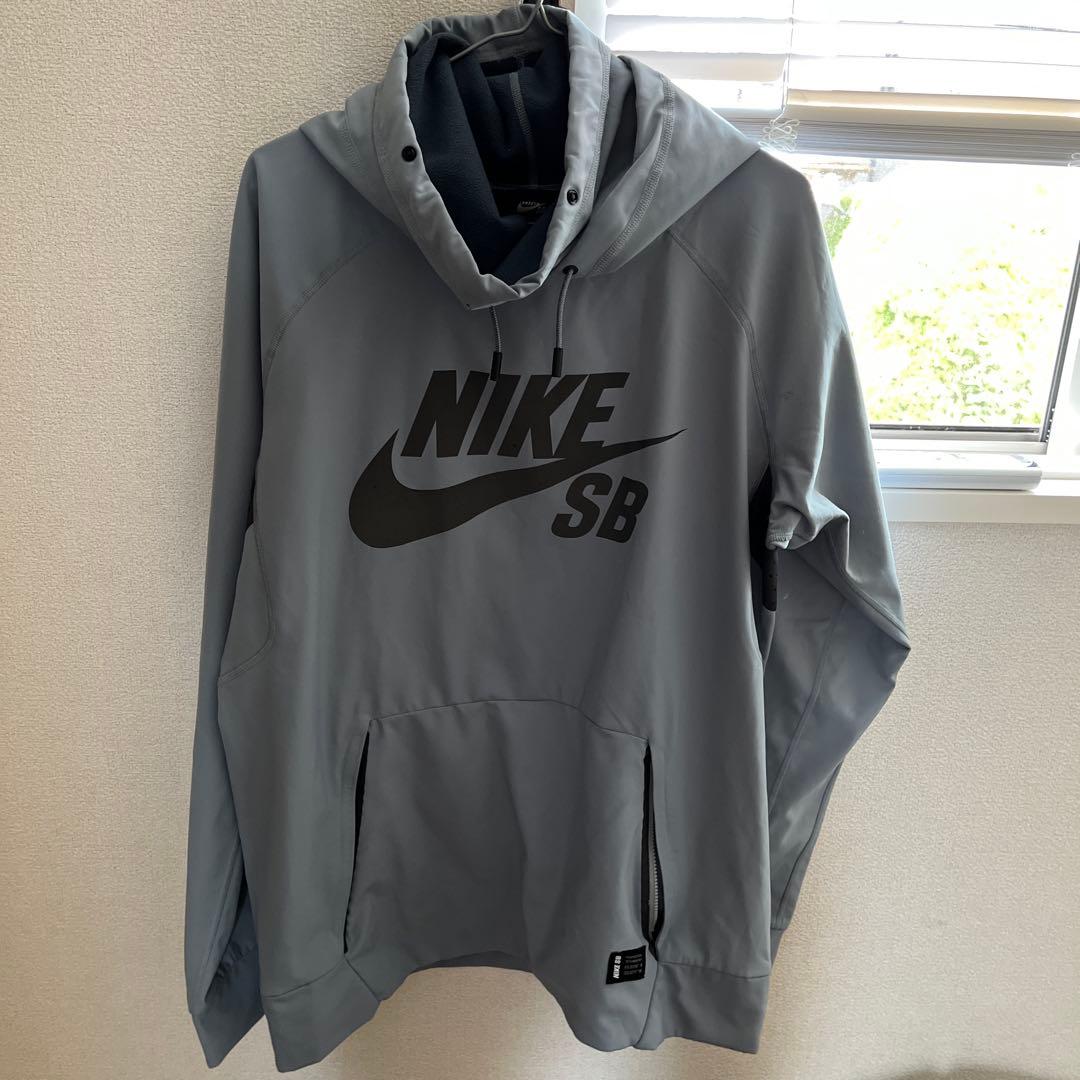 NIKE SB エニグマ（S）フード付きウェア ライトグレー