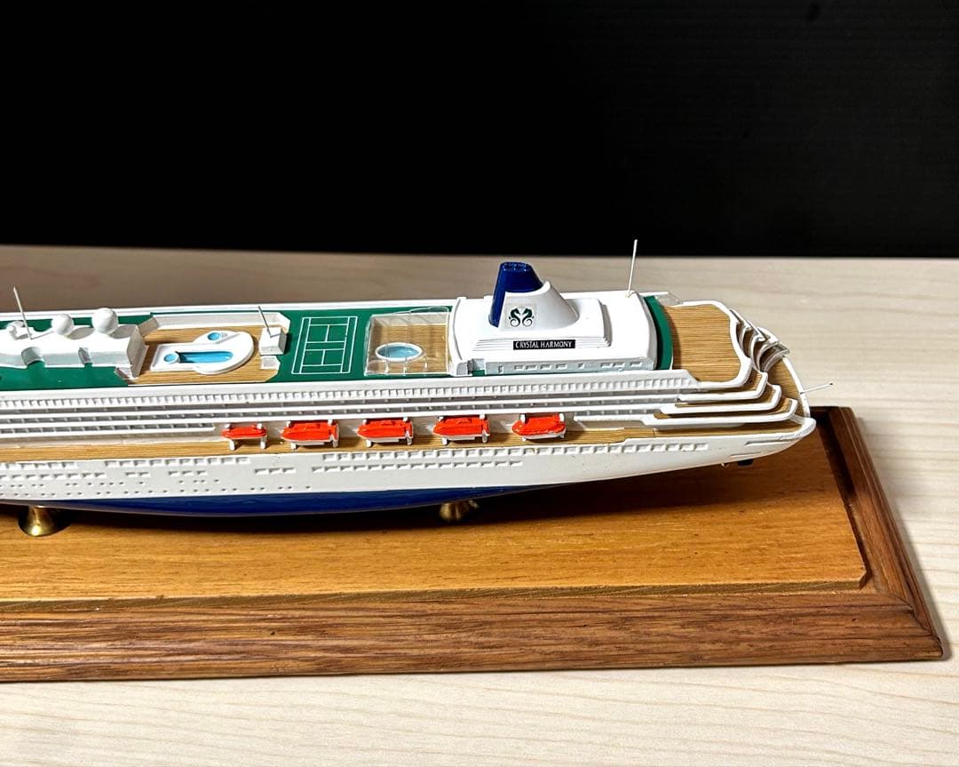 クリスタルハーモニー クルーズ 船　模型 オブジェ 置物　インテリア