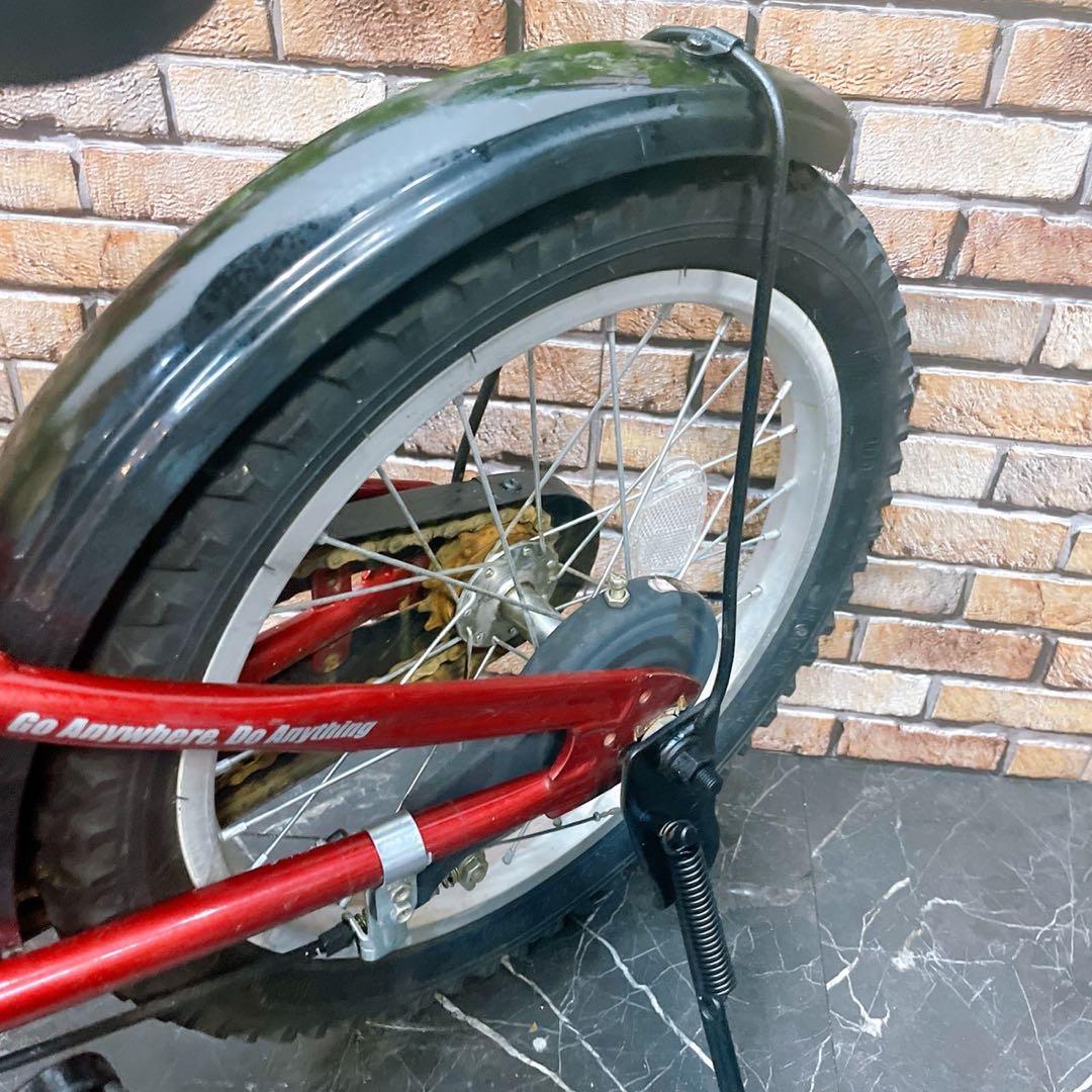 引き取り価格 【54】子供車 Jeep レッド 16インチ シングル