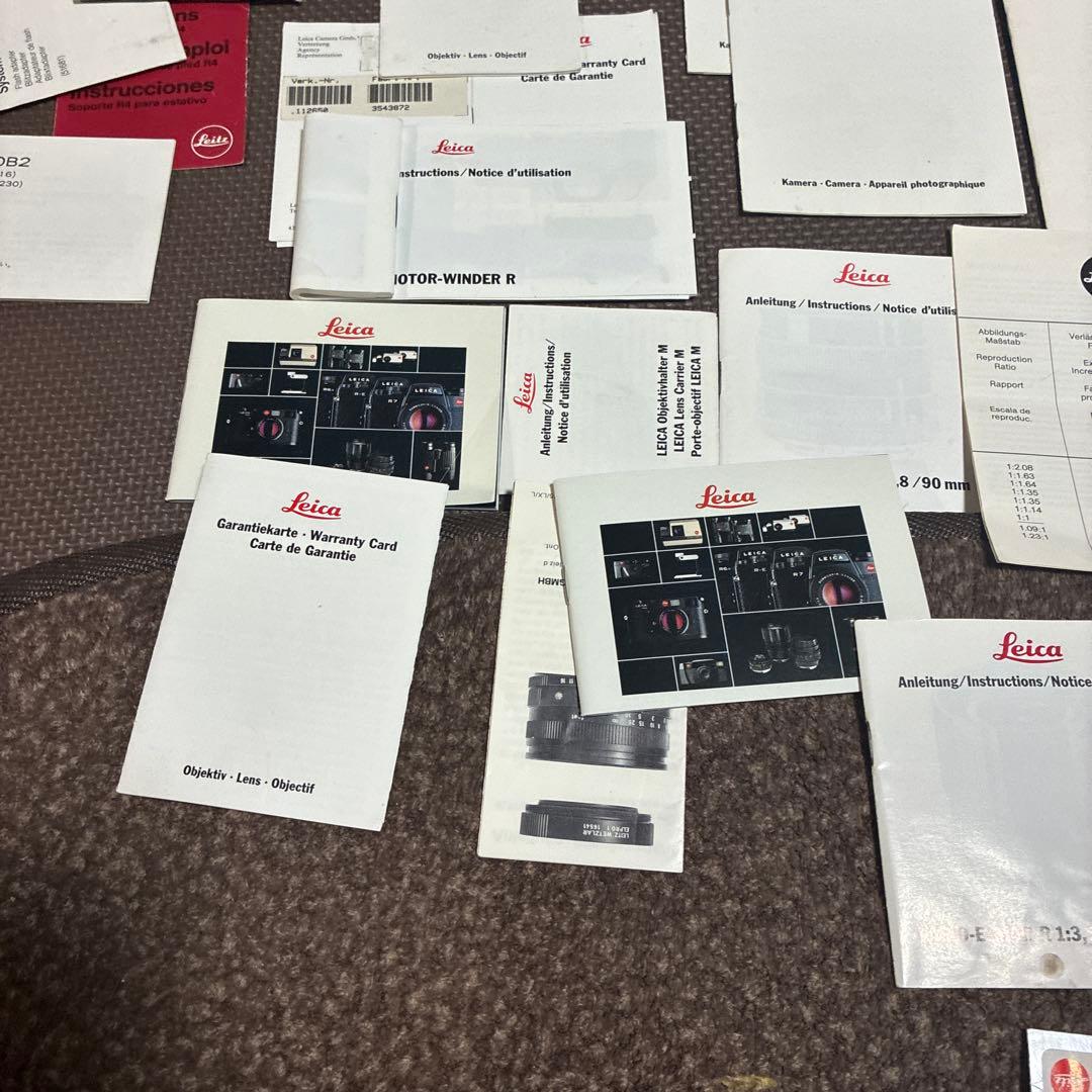 ライカLEICAなど色々説明書など