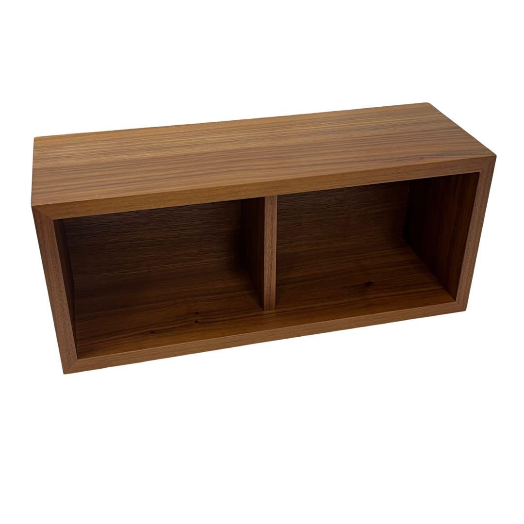 無印良品 壁に付けられる家具箱 3個セット ウォールナット