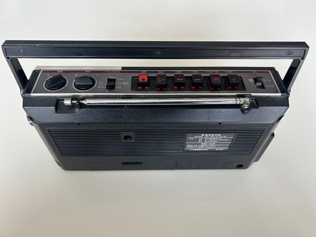 SANYO とnational ラジカセ　２台セットジャンク