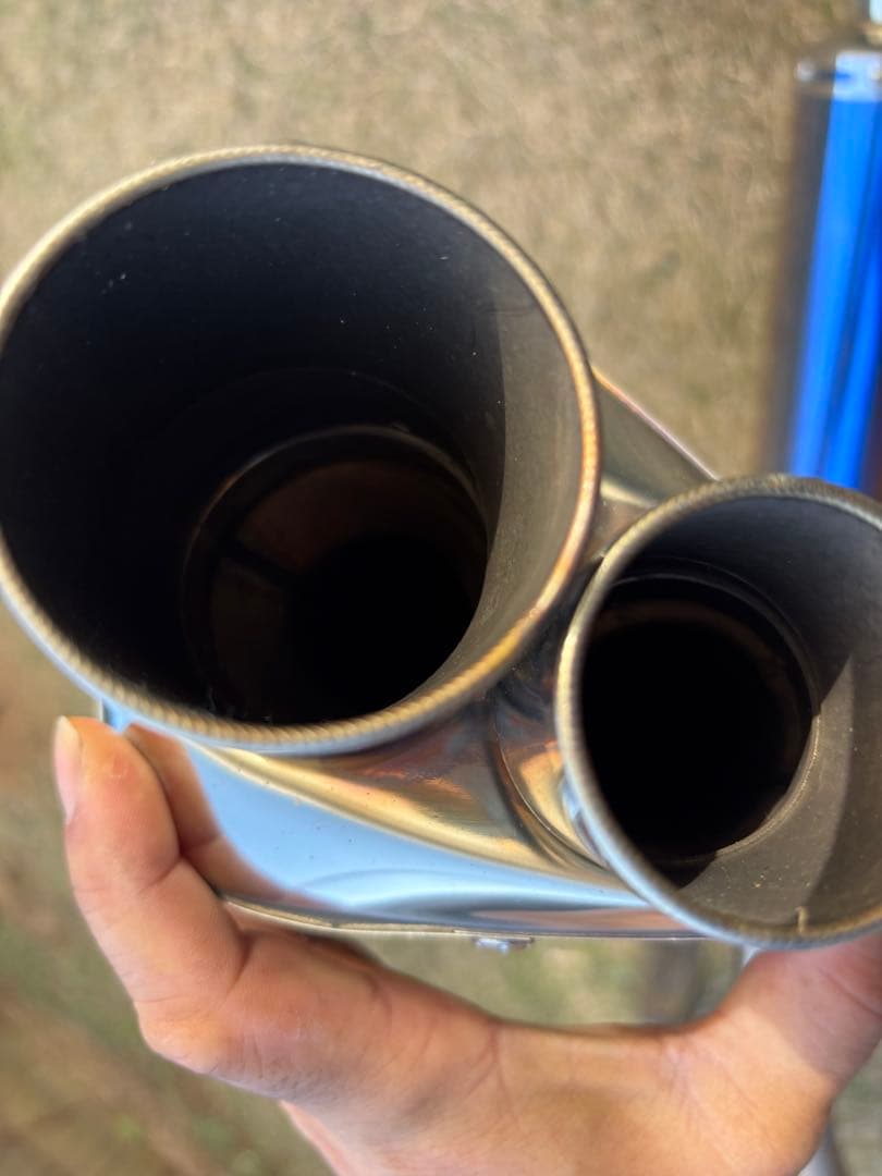 GSX1300Rハヤブサ用、ヨシムラスリップオンマフラー