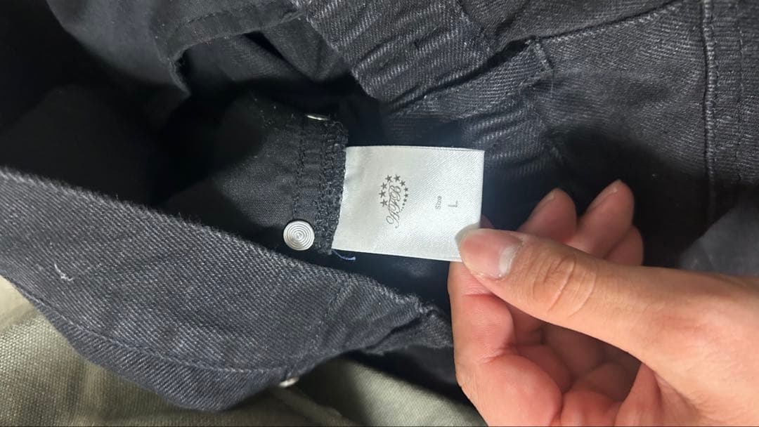 afb フレアパンツBLACK ブーツカット