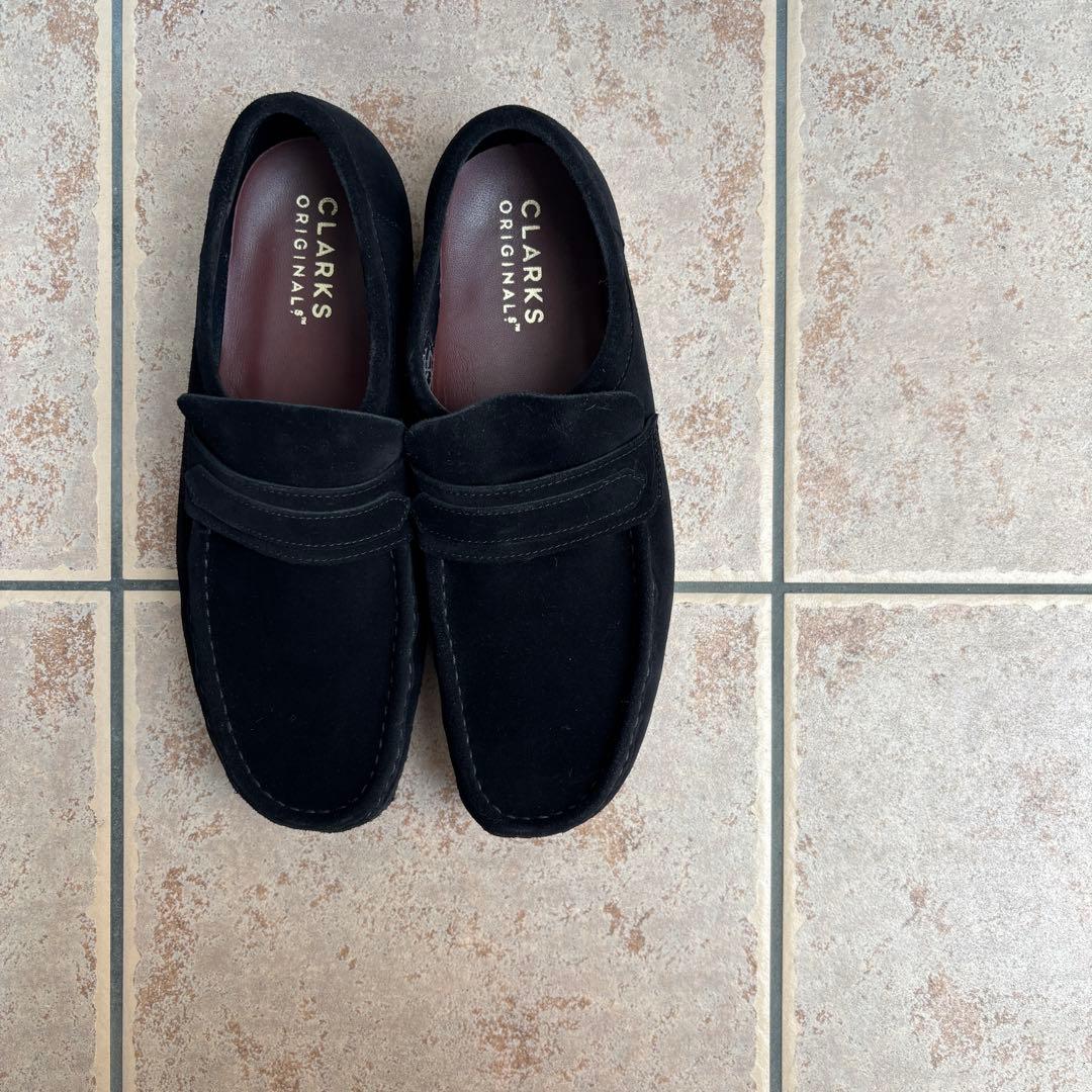 CLARKS ORIGINALS ブラック モカシン 27.5㎝