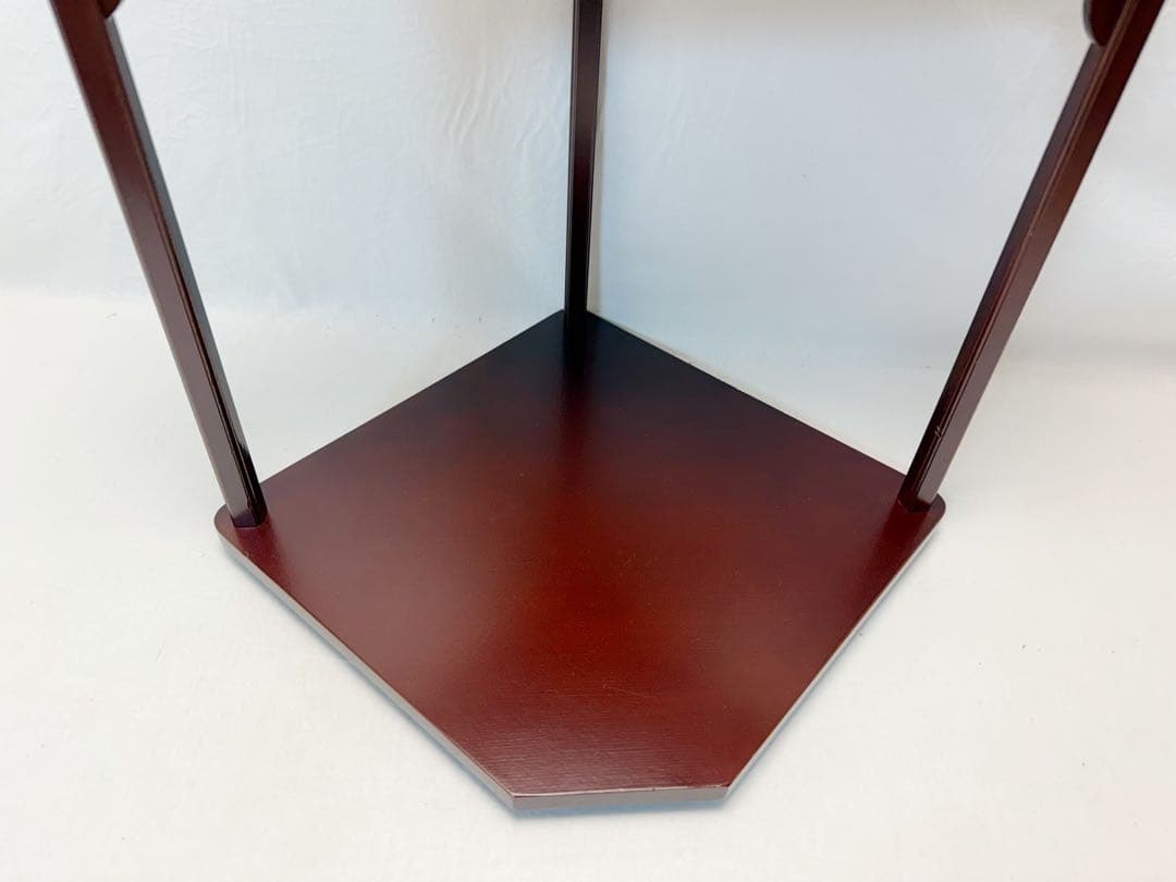 美品 茶道具 好文棚 惺斎好写 溜塗 茶棚 元箱