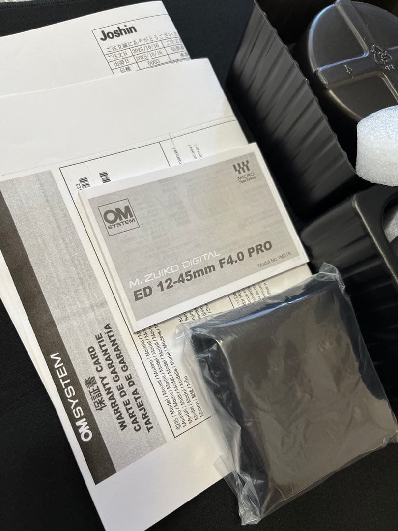 オリンパスM.ZUIKO 12-45mmPRO新品未使用メーカー保証