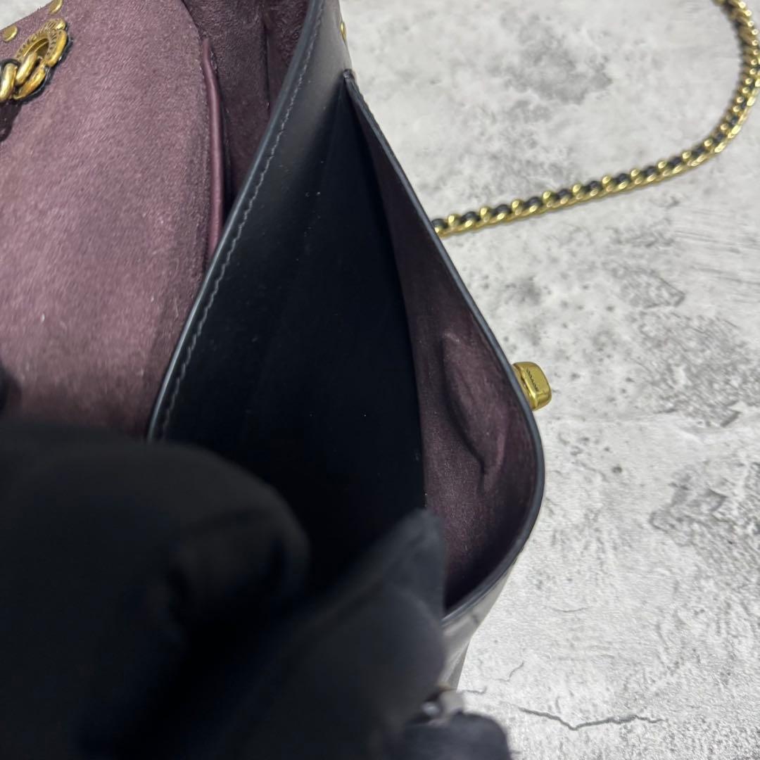 極美品✨️コーチ 2way ショルダーバッグ パーカー18 ターンロック 黒