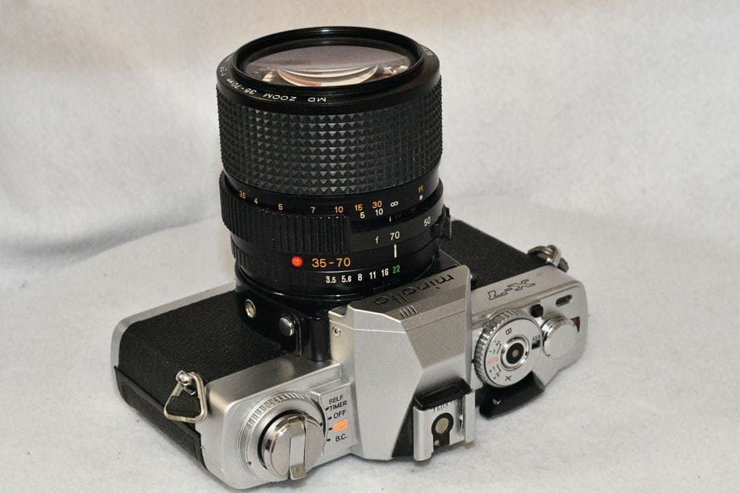 《動作品》minolta X-7 +標準ズームレンズ付き　a438