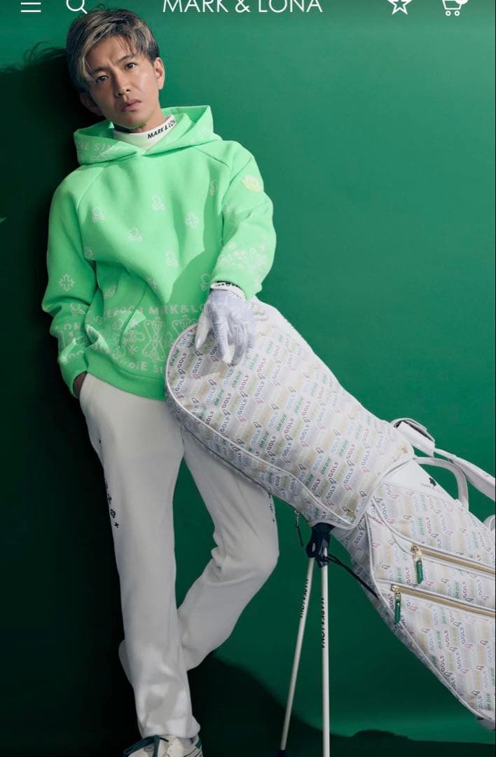 MARK & LONA キルティングパンツ　ゴルフ　マークアンドロナ　秋冬