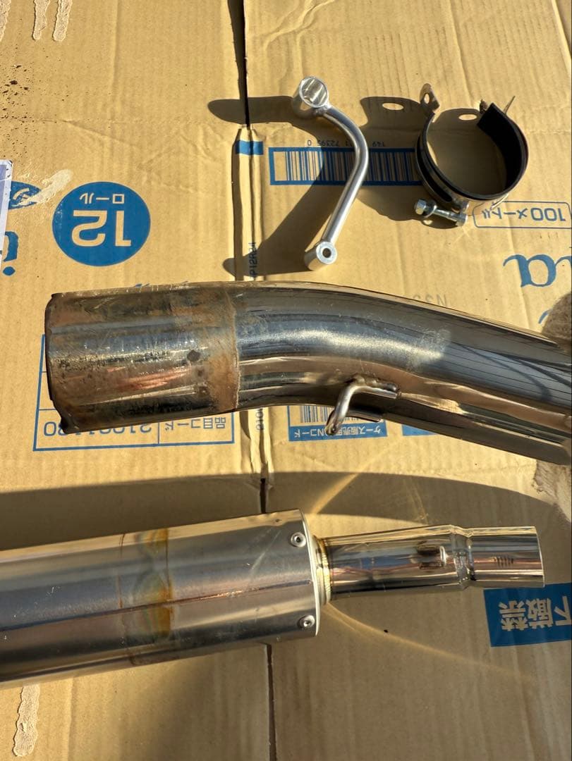 OVER ステンレス マフラー 中古