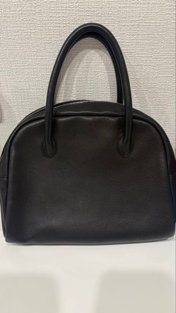 Aeta DA25 ボストンバッグ S 黒 レザーハンドバッグ 保存袋付き