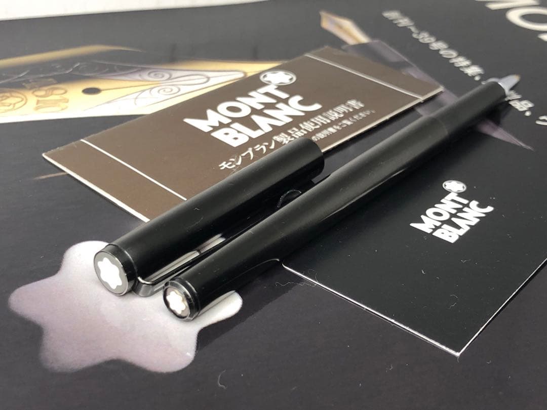 ⭐️モンブラン⭐️黒薔薇鉱プレート⭐️極稀少な価値の高いNo1324⭐️ローラーボール⭐️