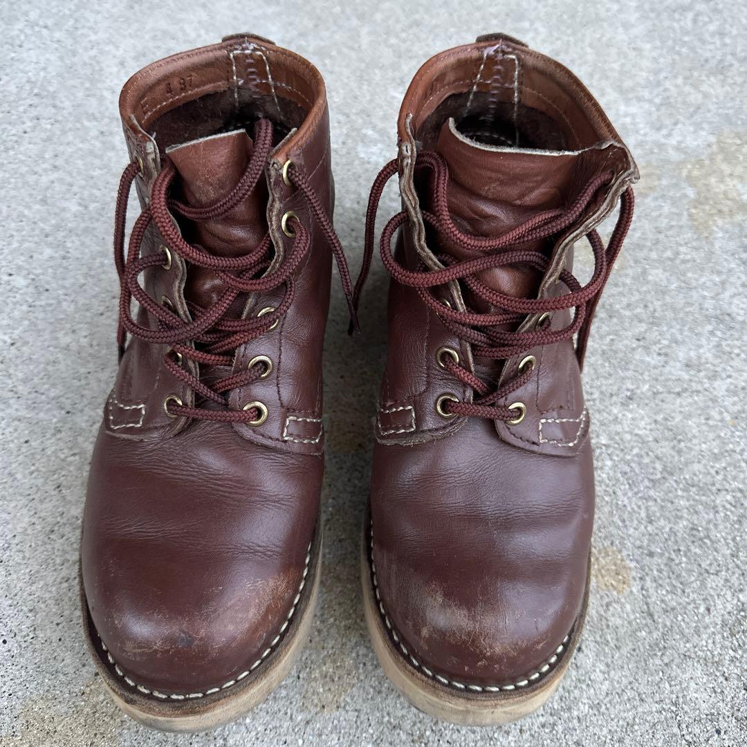 ウエスコ ジョブマスター ワークブーツ 6E 旧ロゴ Wesco ソールカスタム