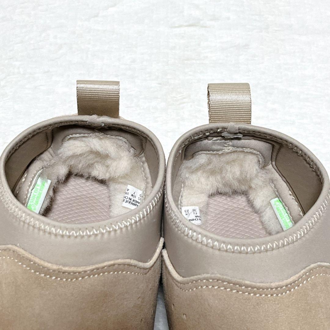 【極美品】 SUICOKE スイコック ムートン スリッポン ベージュ 23cm