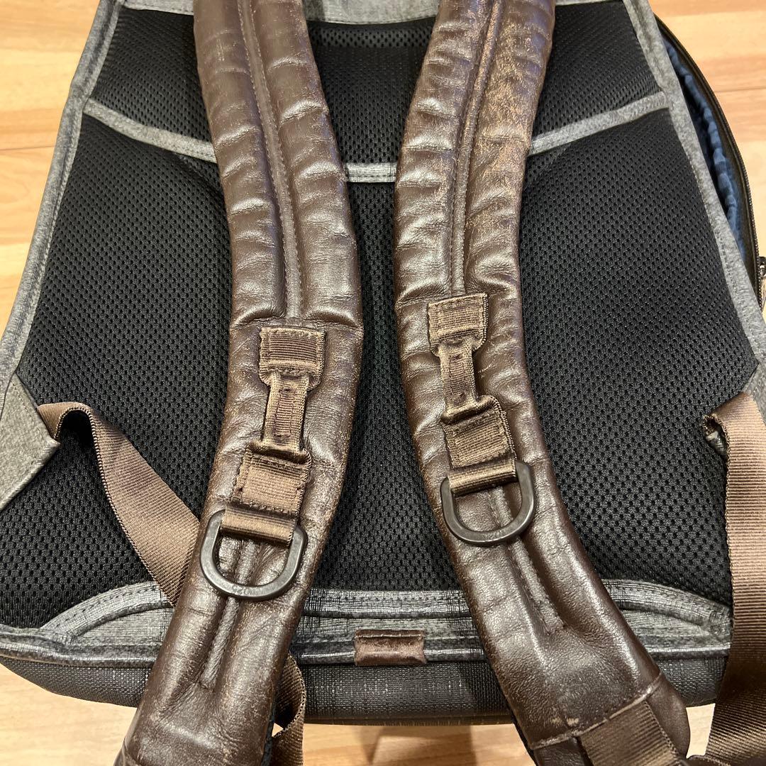 TUMI Alpha2 T-Pass バックパック アールグレー×ブラウン