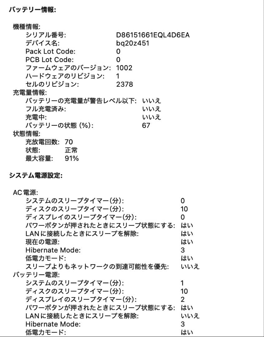 【美品】MacBook Pro M1 13インチ 2020 8GB 256GB