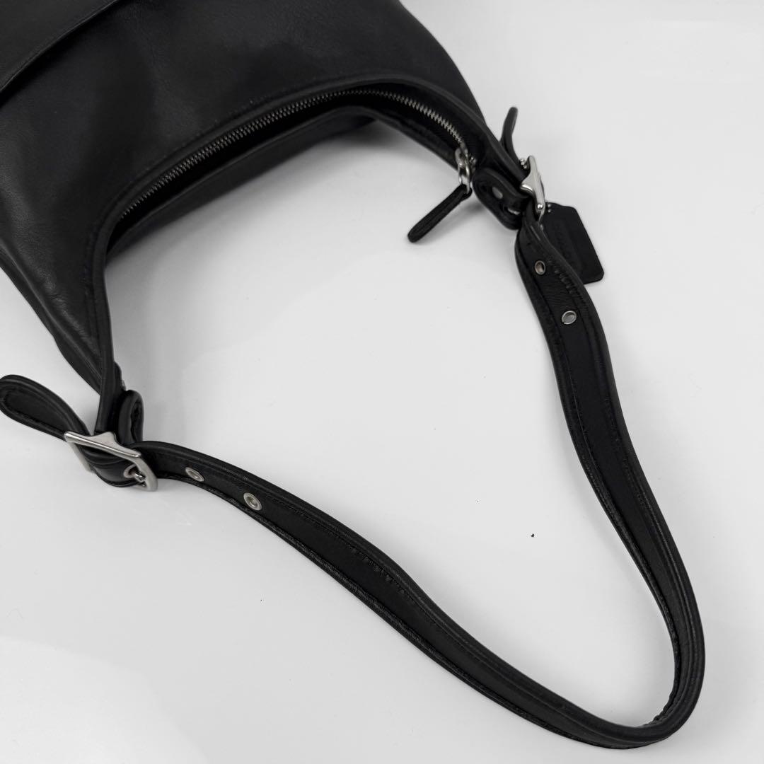 オールドコーチ エルゴ ワンショルダーバッグ レザー 黒 9058 y2k