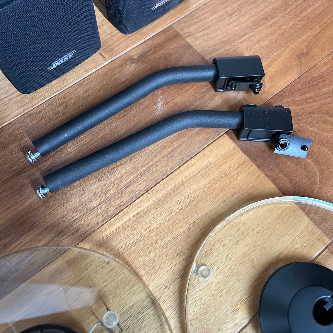 【希少！】BOSE ダブルキューブサテライトスピーカー ３個セット 専用台座付き