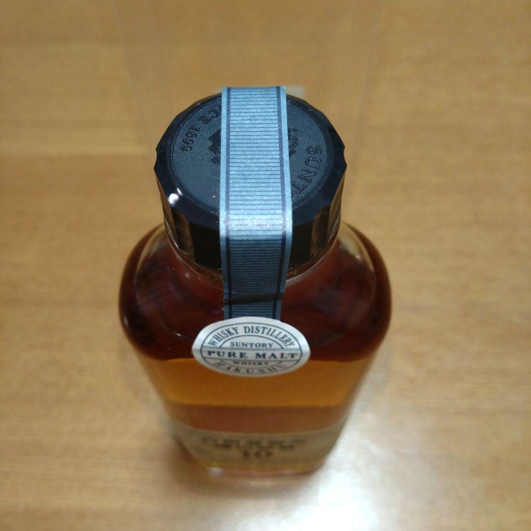 ◆サントリー◆ピュアモルトウイスキー◆白州蒸溜所樽出原酒10年◆超稀少◆レトロ