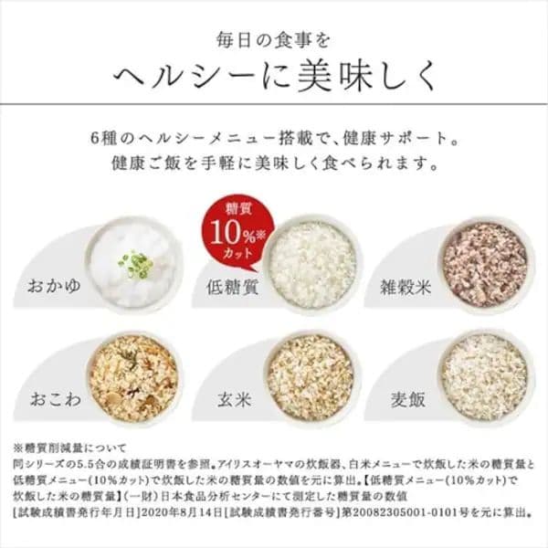 【新品未使用】IRIS OHYAMA RC-ME10-B 高火力炊飯器　10合