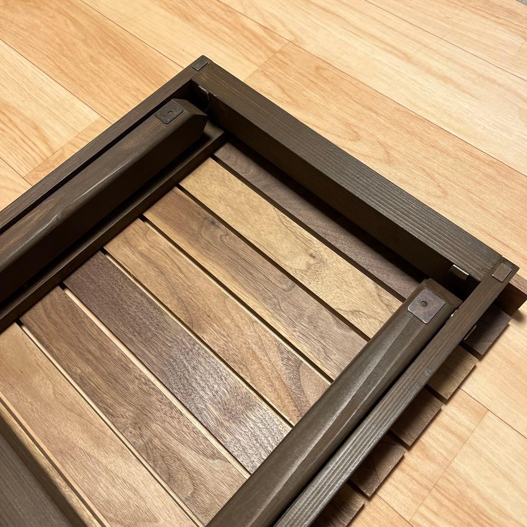 オーダーメイド品　アウトドア木製テーブル