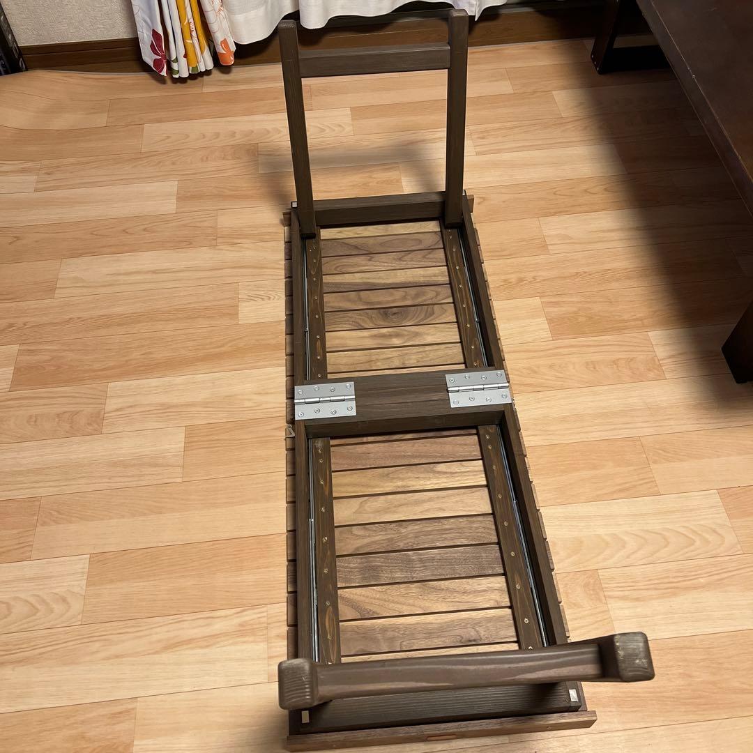 オーダーメイド品　アウトドア木製テーブル