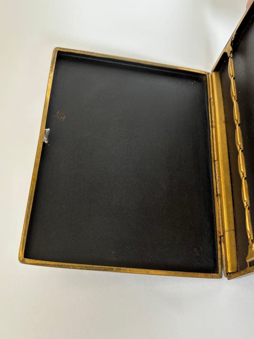 象嵌シガレットケース　明治期　里帰り品