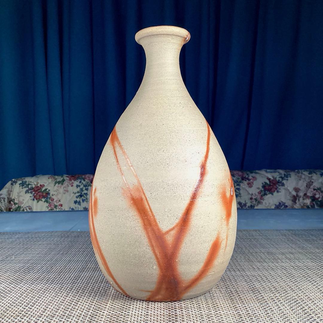 『ハピうー特価』　備前焼　山本竜一　『備前　一輪花入』　花瓶