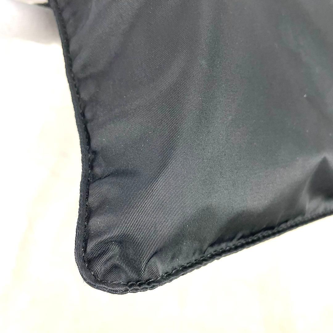 PRADA プラダ ショルダーバッグ ナイロン 三角プレート ロゴ ブラック