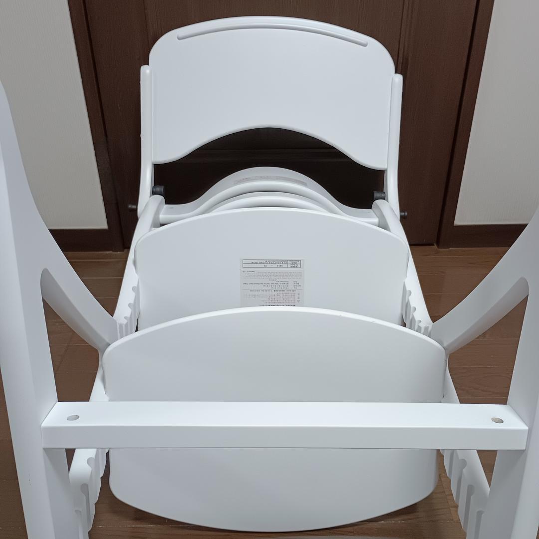 yamatoya 大和屋 すくすくチェアプラス テーブル＆ガード付 ホワイト
