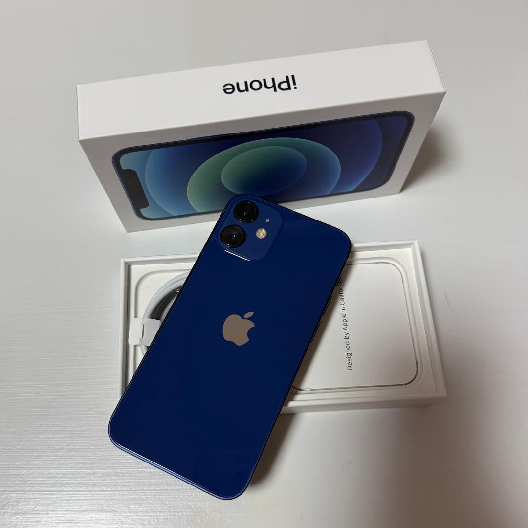 美品★64GB★ブルー/iphone12 mini★SIMフリー