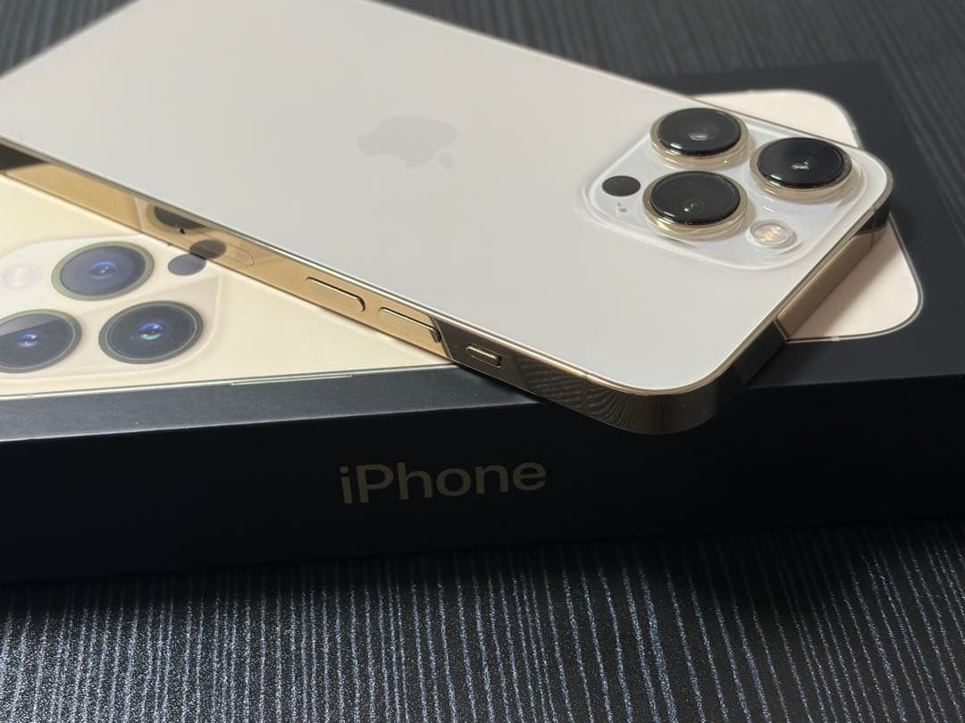 【極美品】iPhone 13 Pro 128GB ゴールド 本体