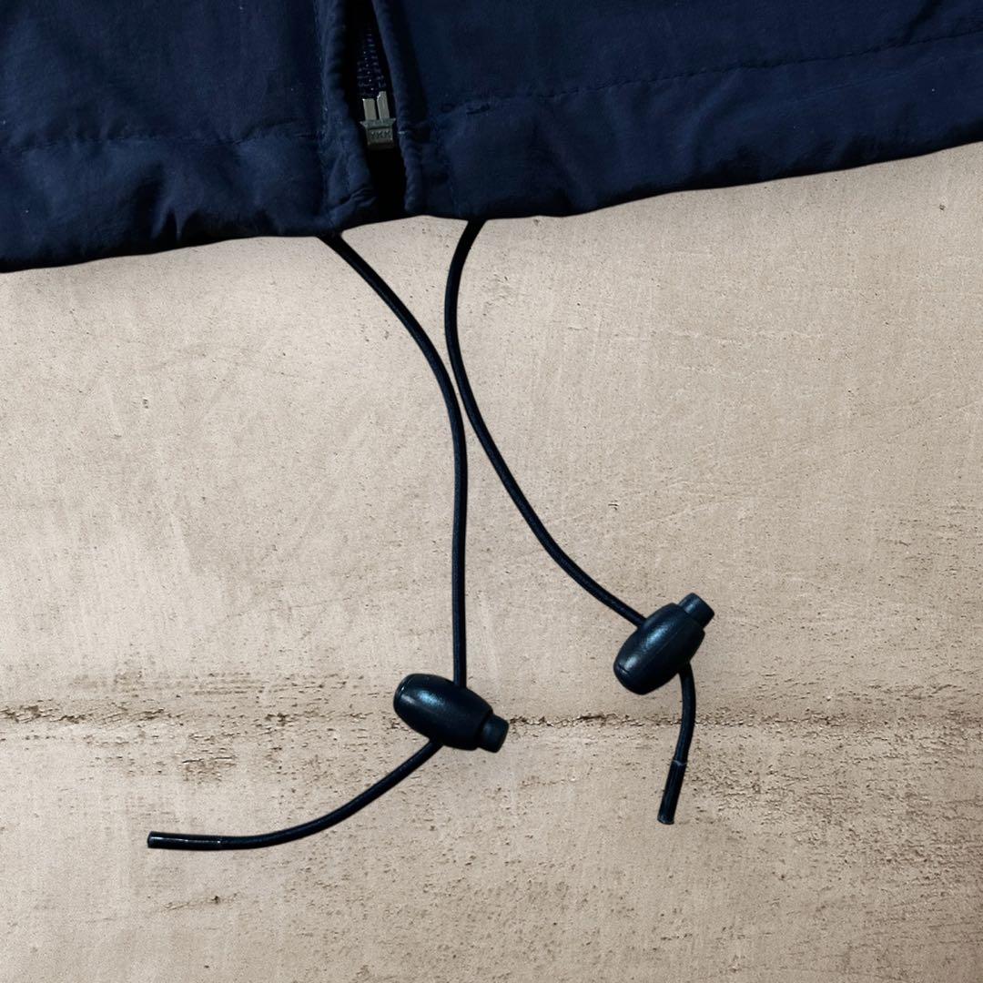 美品90s L.L.Beanエルエルビーンナイロンジャケットドローコード刺繍ロゴ