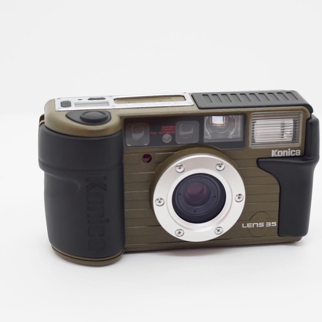 【超希少オリーブカラー】Konica 現場監督35 日付機能付　コンパクトカメラ