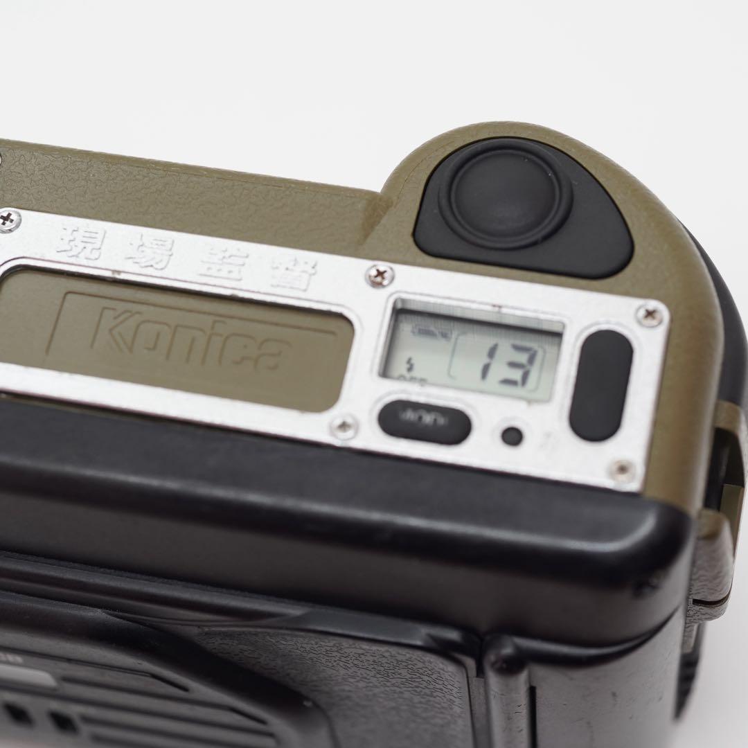 【超希少オリーブカラー】Konica 現場監督35 日付機能付　コンパクトカメラ