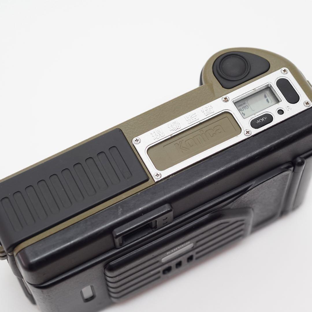 【超希少オリーブカラー】Konica 現場監督35 日付機能付　コンパクトカメラ