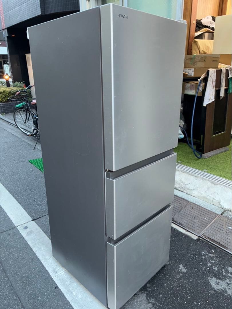 日立ノンフロン冷蔵庫　R-27RV 3ドア冷蔵庫　2021年製