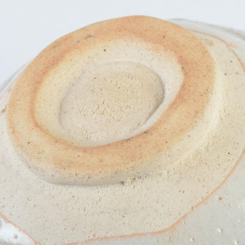 茶道具　加藤光右衛門作　鼡志野茶碗　共布共箱　C　9850