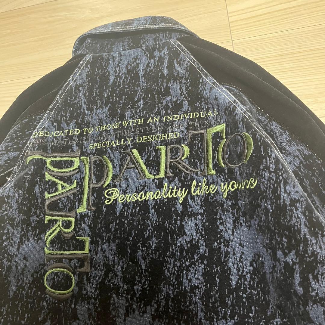 極美品✨90s PARTO SPORT ヘビーベロアセットアップ上下 B系Y2K