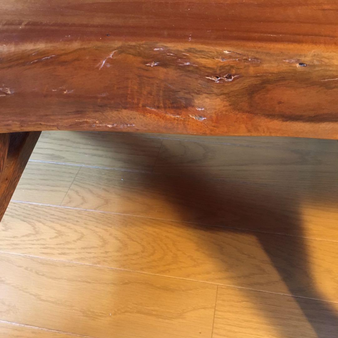 無垢材 天然木ミニベンチ