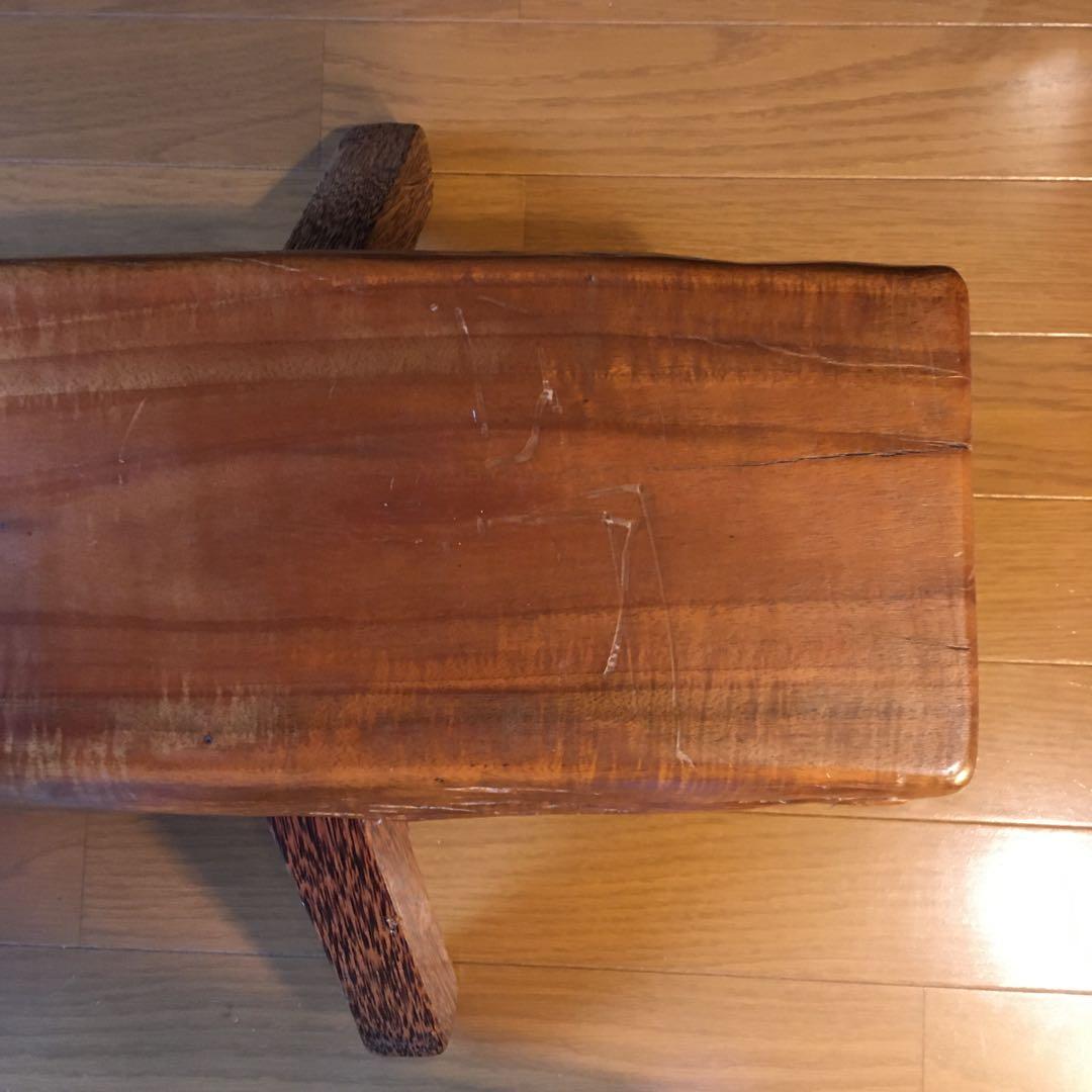 無垢材 天然木ミニベンチ