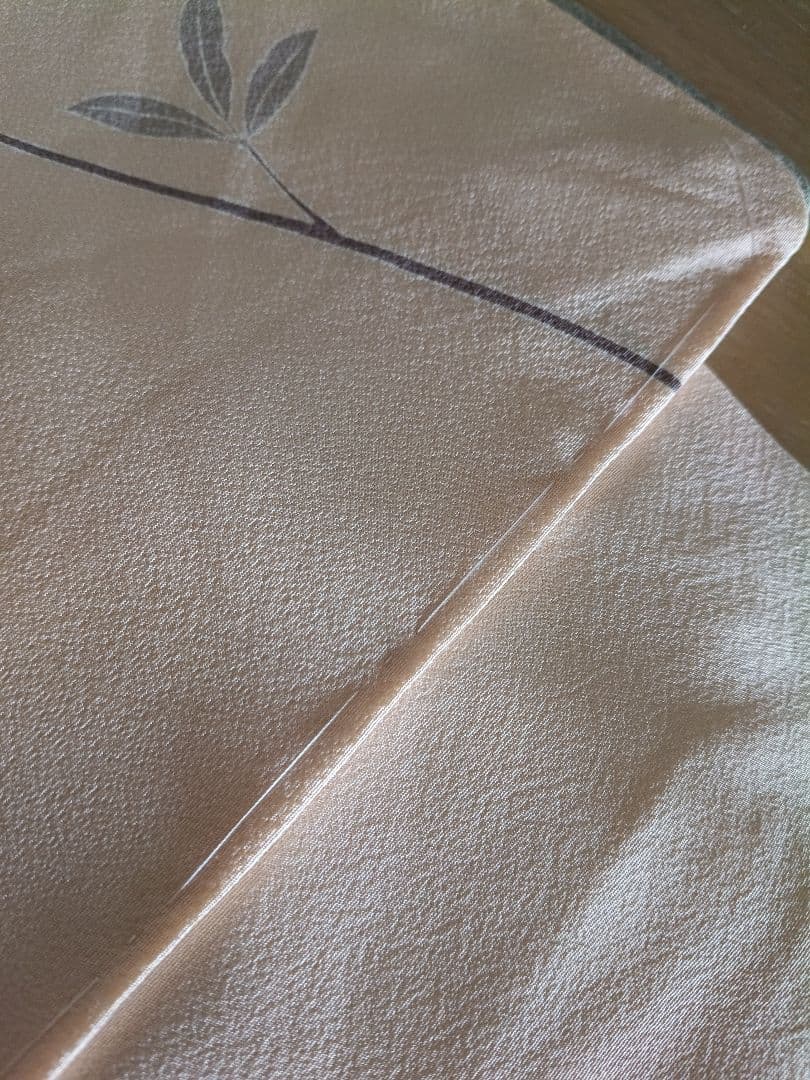 京加賀友禅訪問着 たたき模様 ろうけつ染め分け 光月の落款入り 美品 26B4