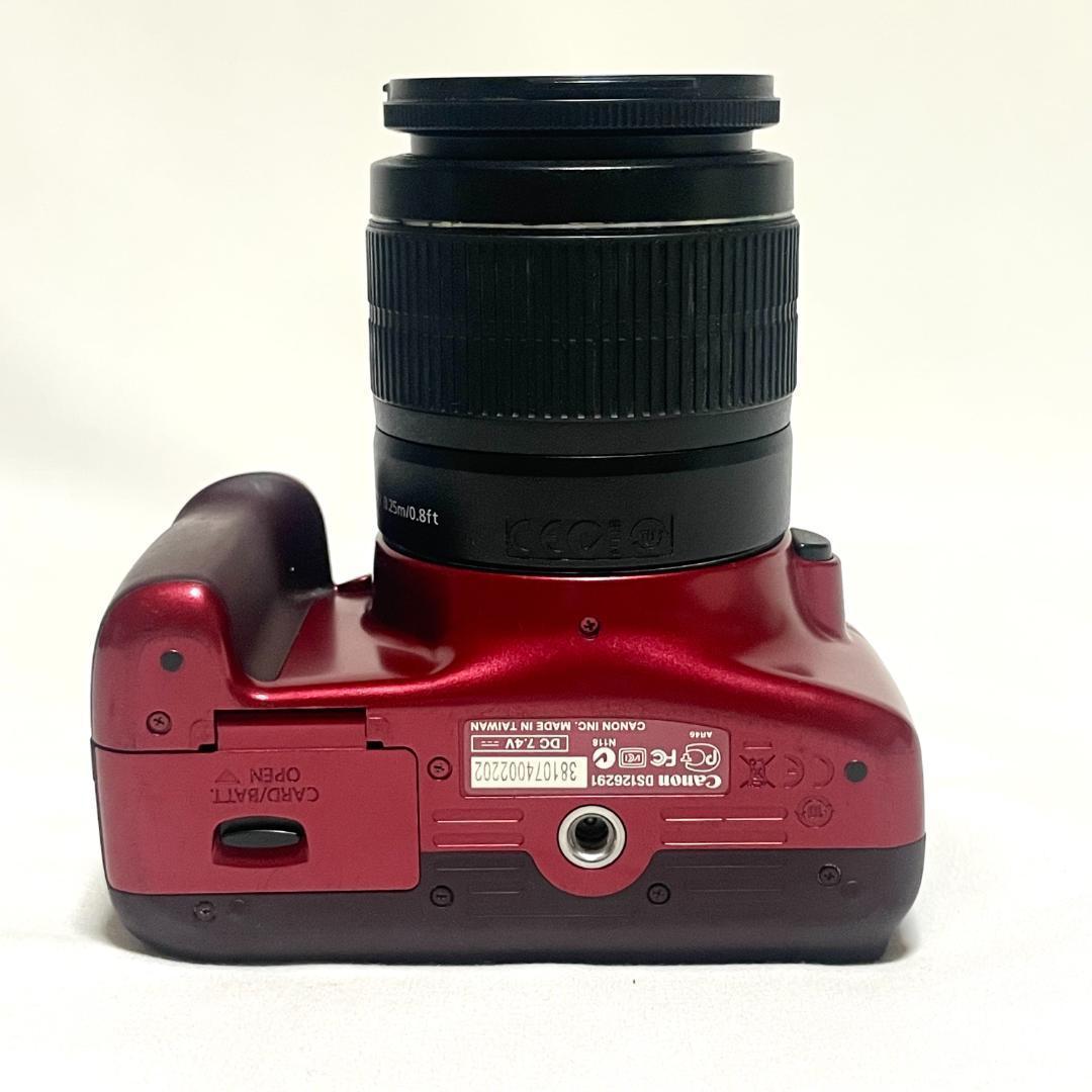 映える赤❣️ Canon EOS Kiss X50 IS II レンズ 初心者◎