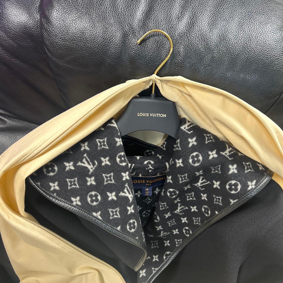 フーデッドラップコート　size38