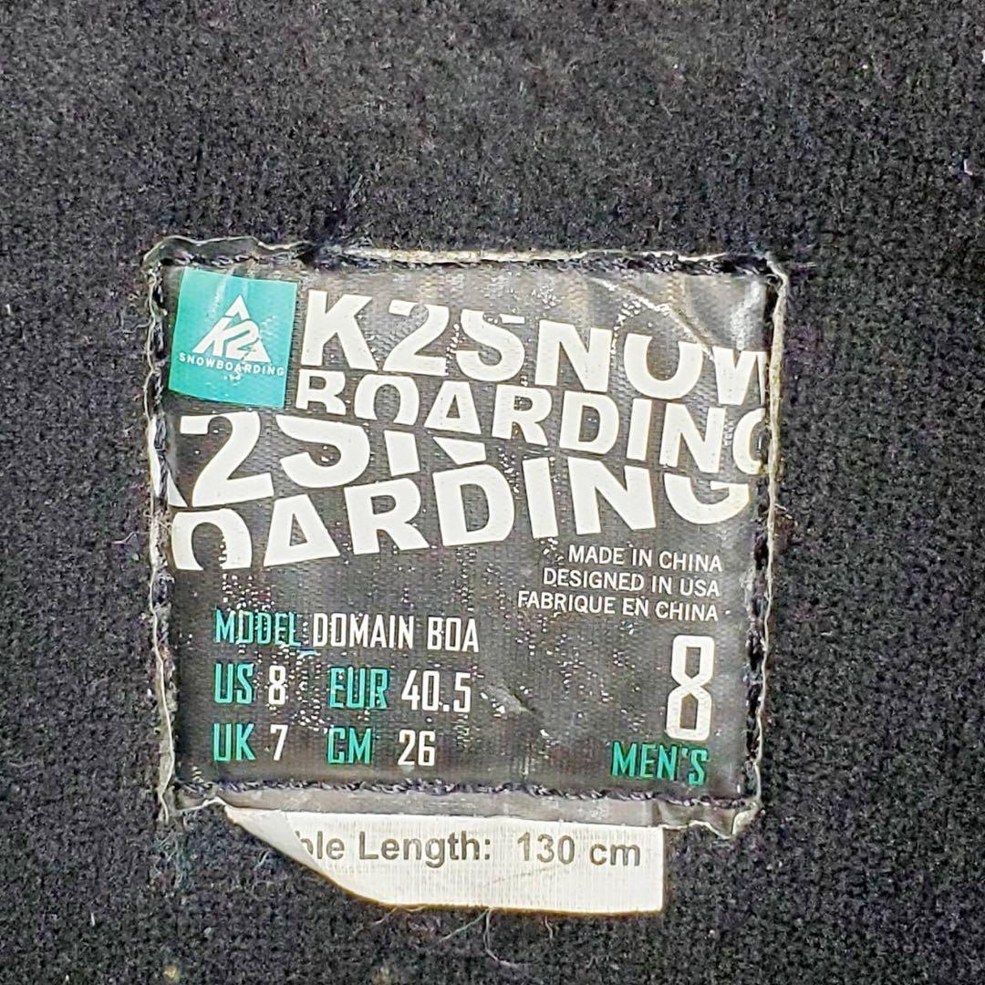 K2 DOMAIN スノーボードブーツ 26cm BOA ボアシステム