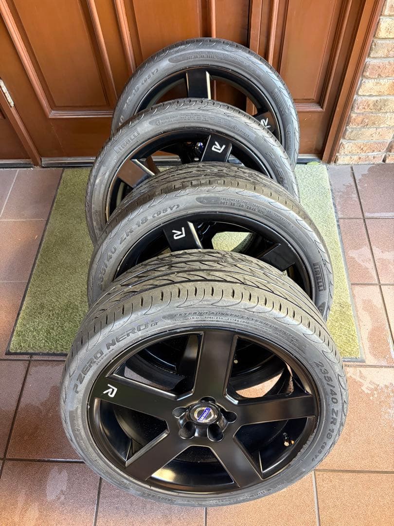 ボルボ　純正ホイール　ペガサス　235/40 ZR 18インチ　マットブラック