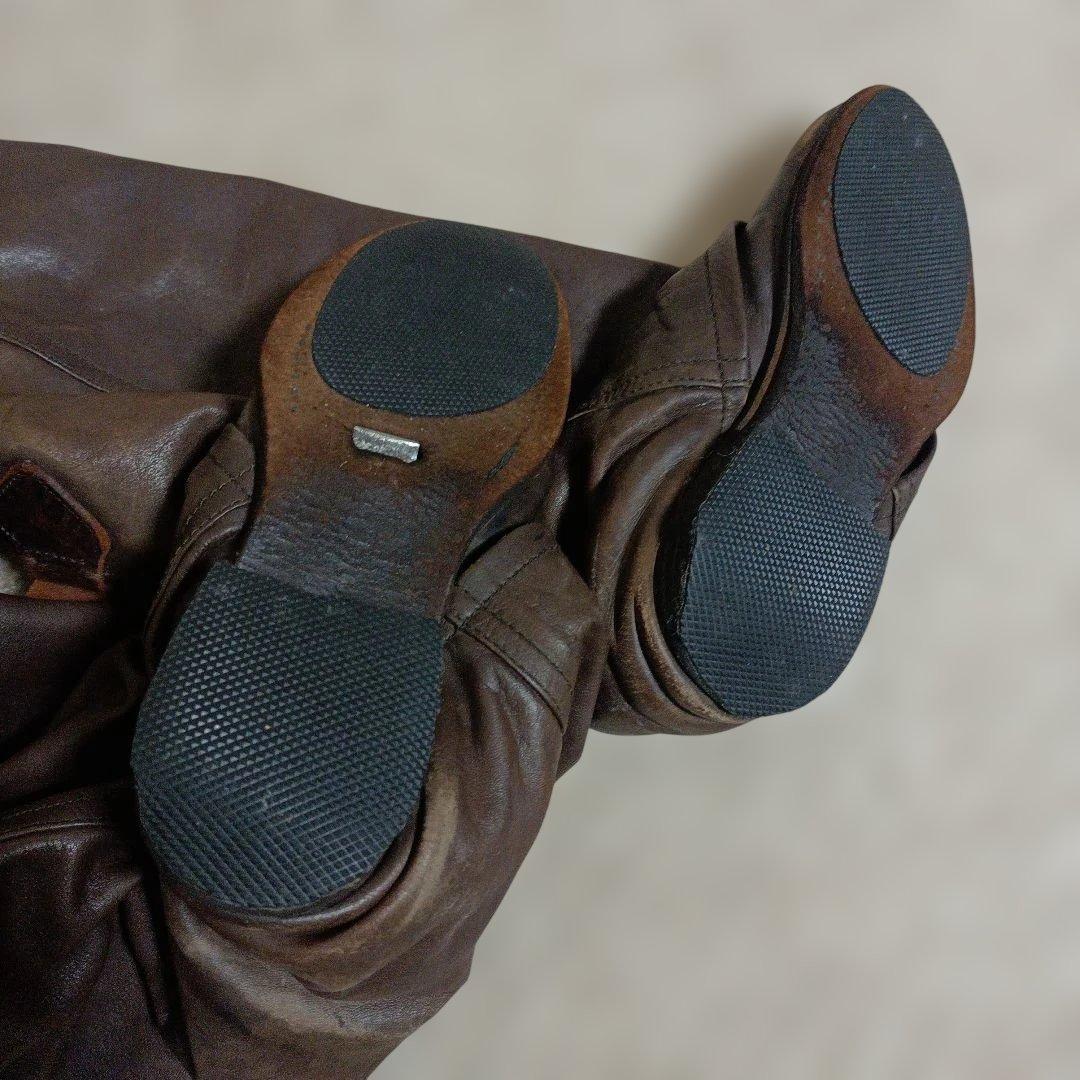 希少！ズッカ　zucca パンツブーツ　ナウシカブーツ　くしゅくしゅブーツ