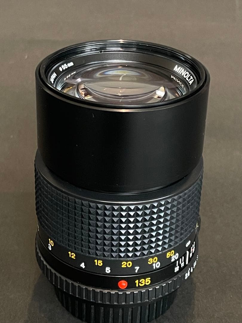 Minolta MDレンズ　135mmF2.8美品ケース付き