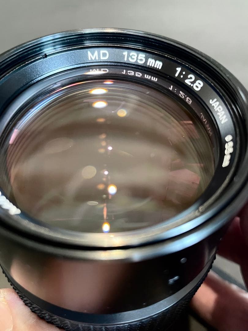 Minolta MDレンズ　135mmF2.8美品ケース付き